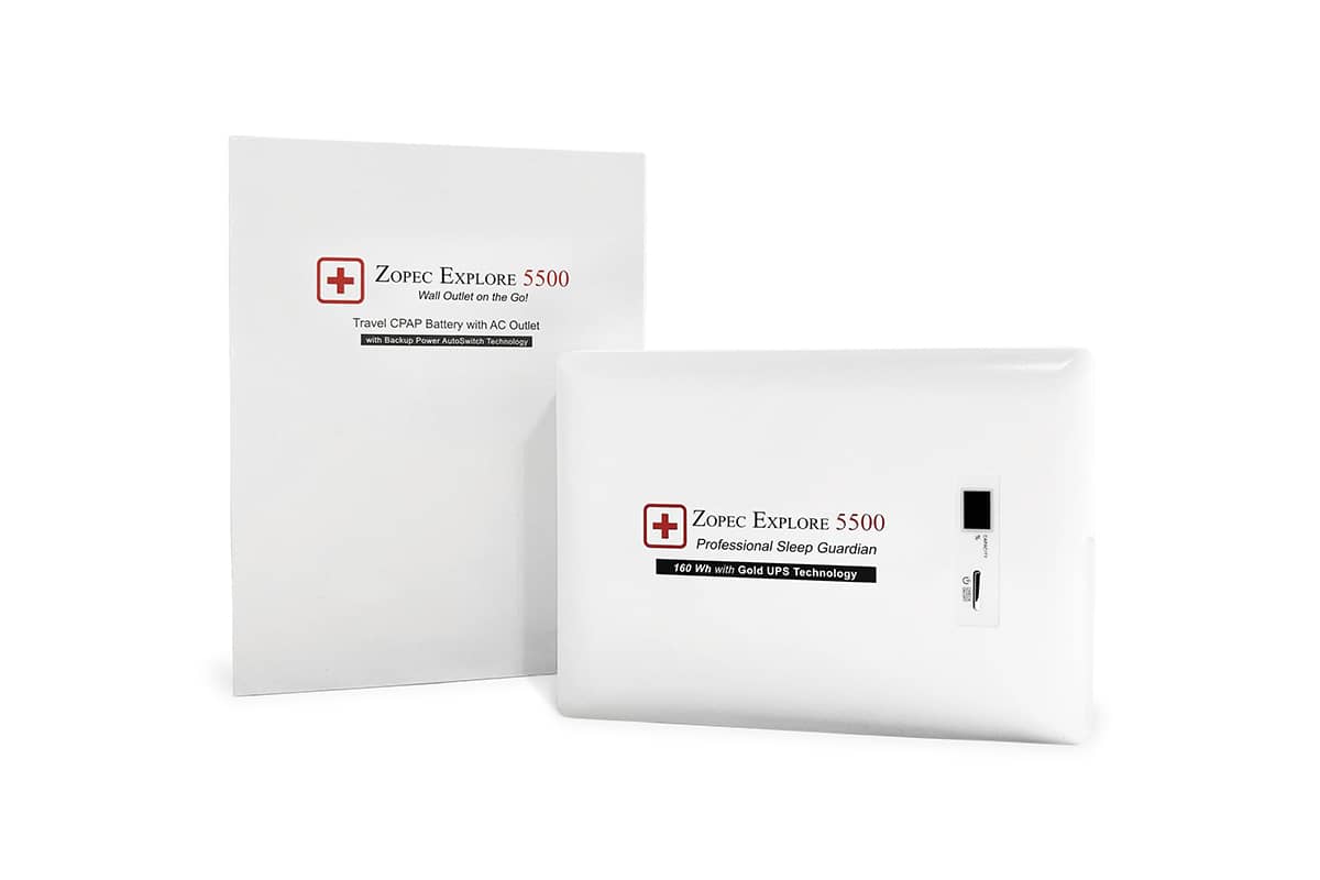 Zopec Explore 5500 AC Premium Travel & UPS Battery System 160Wh