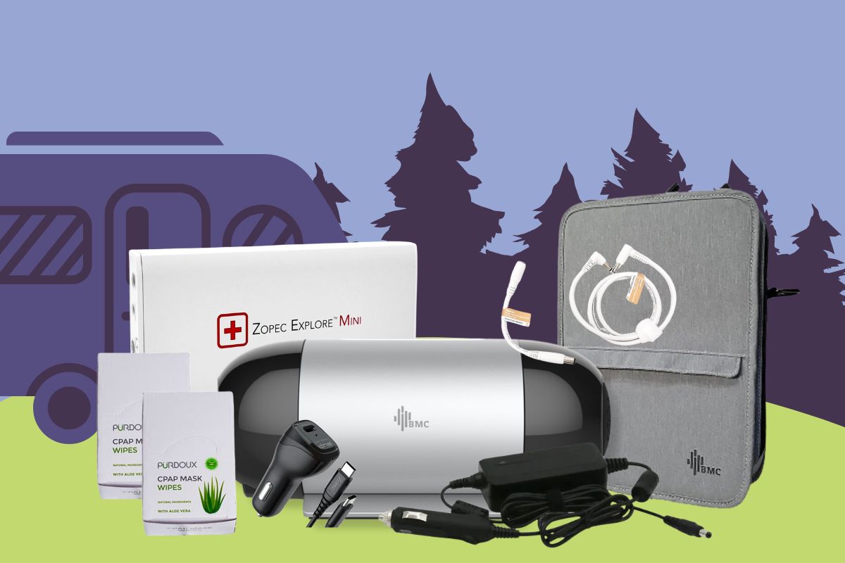 BMC M1 Mini Standard Caravan CPAP Bundle