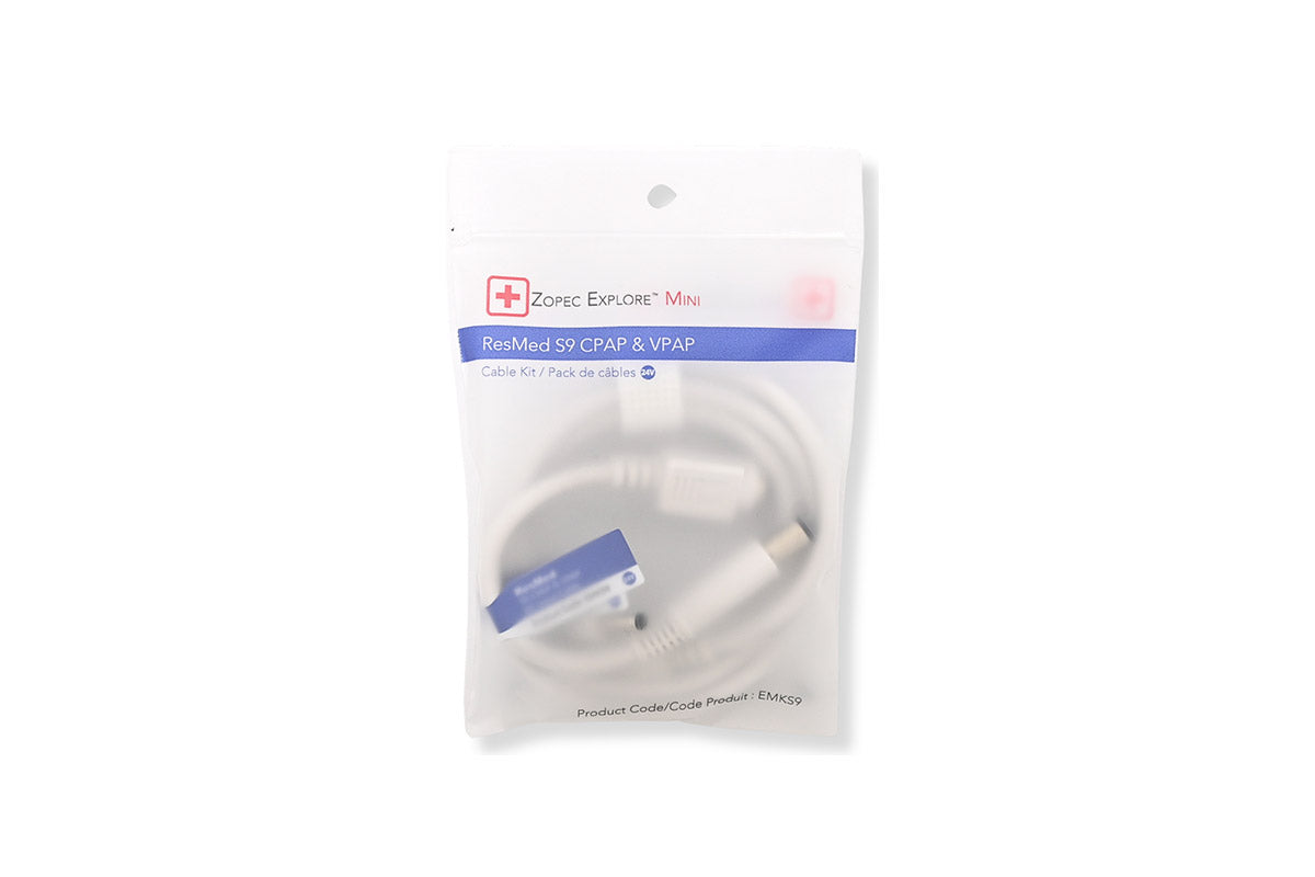 Zopec Explore Mini DC Output & Input Cables for ResMed S9 Series