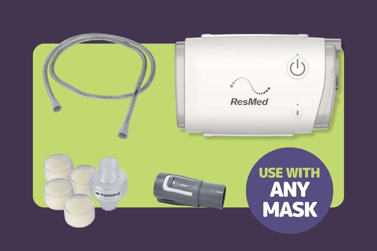 ResMed Automatic CPAP ZephAir Universal Mask Connector / Airmist HME Kit Bundle (Use Any Mask)